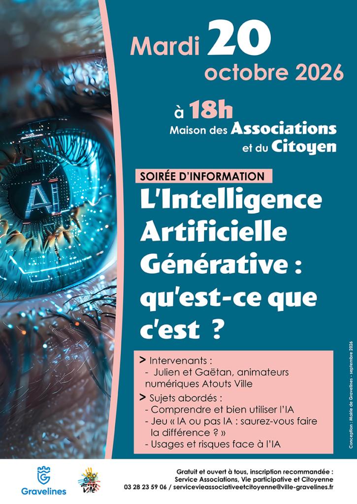 Soirée d'information : L'Intelligence Artificielle Générative